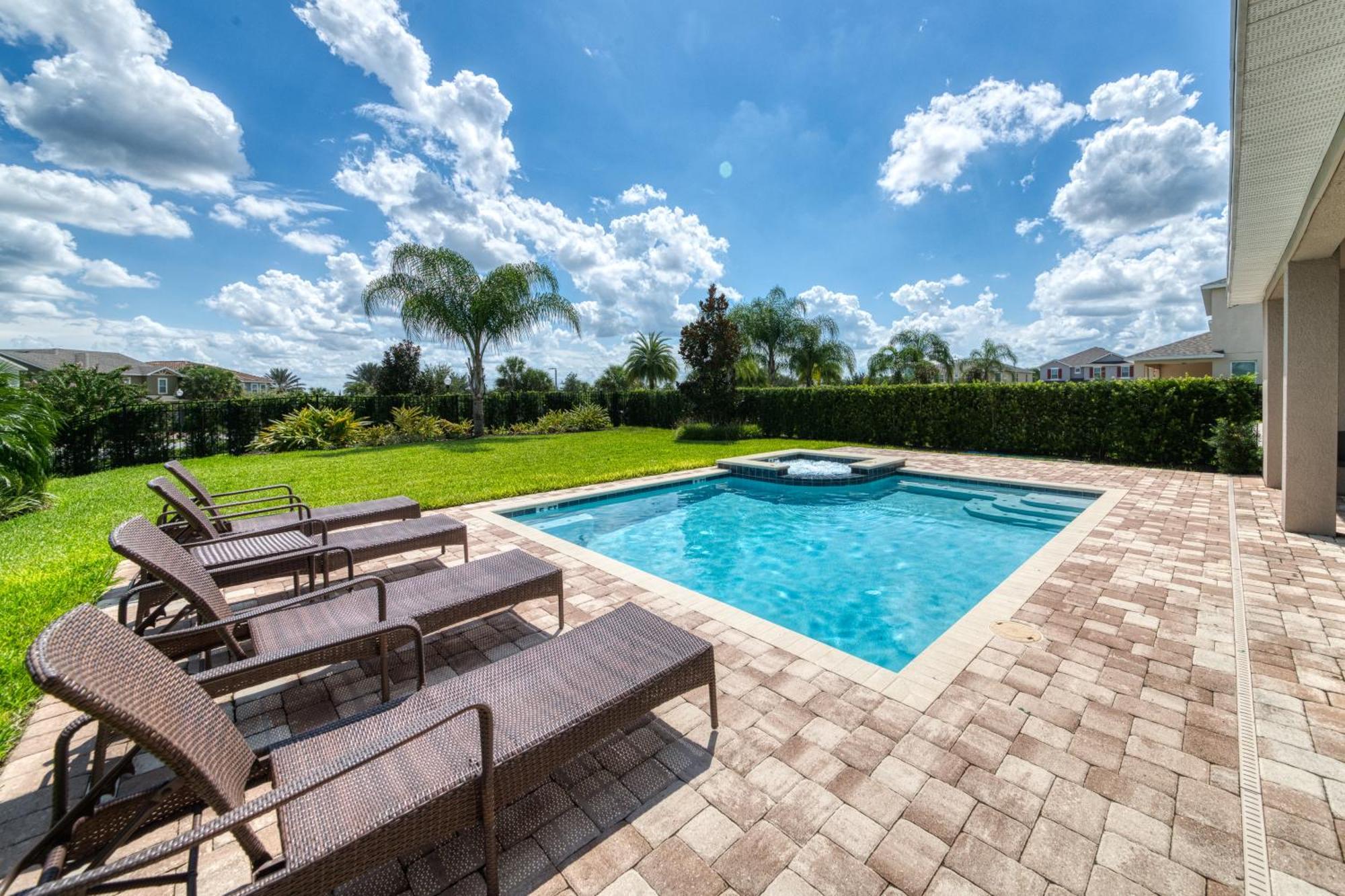 Exquisite Home With Media Room & Games Near Disney By Rentyl - 7600M Orlando Kültér fotó